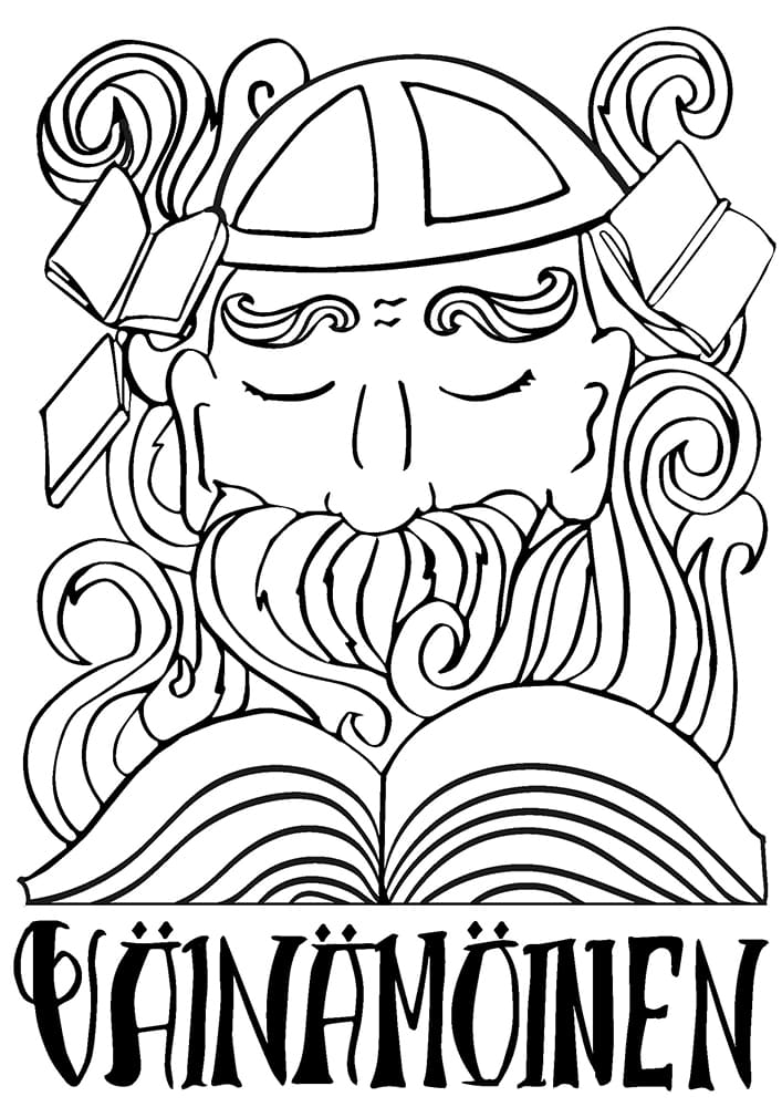 Kalevala coloring page