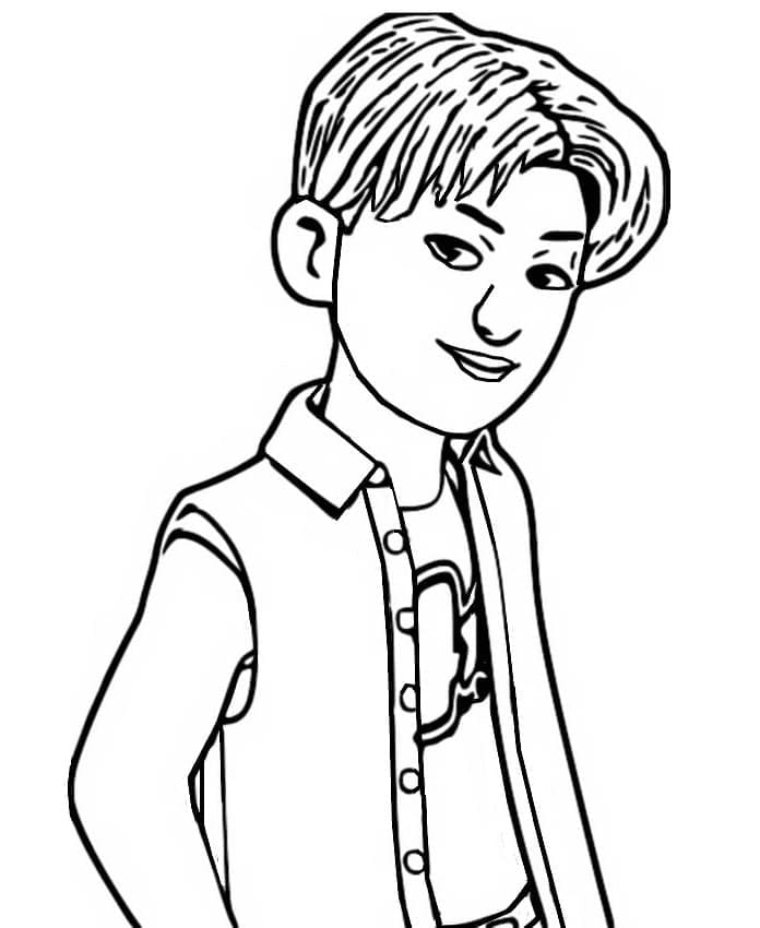 Turning Red coloring page