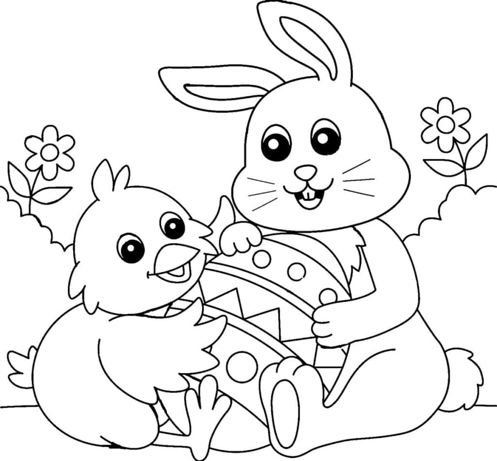 Pääsiäispupu coloring page