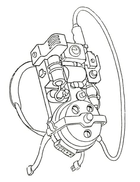 Ghostbusters Ase Värityskuva