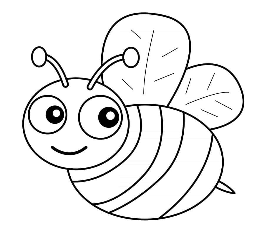 Mehiläinen coloring page