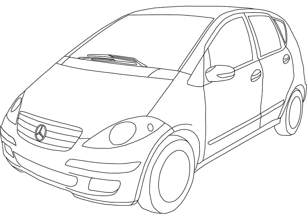 Mercedes A Class Värityskuva