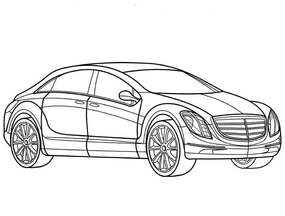 Mercedes Benz E 700 Värityskuva