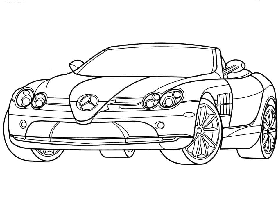 Mercedes Benz SLR McLaren Värityskuva