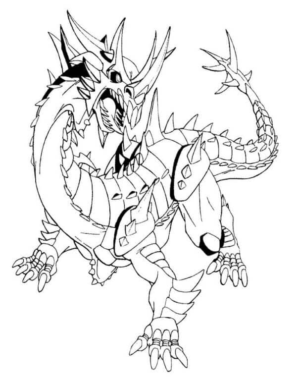 Bakugan coloring page