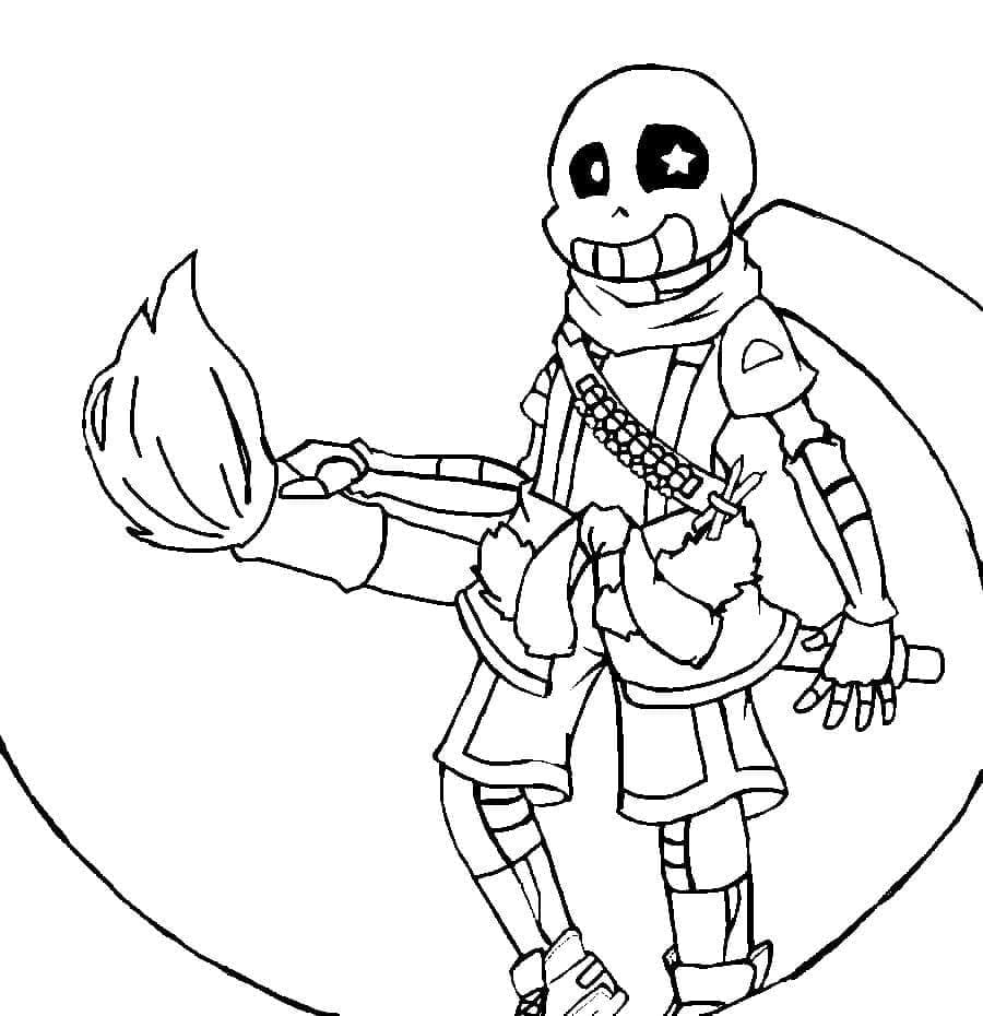 Undertale Sans Värityskuva