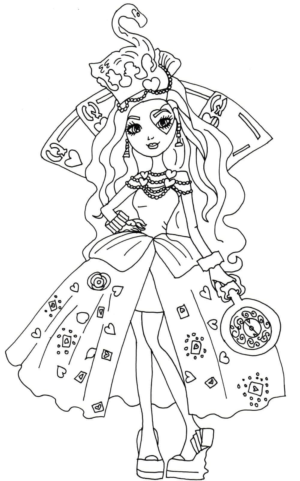 Lizzie Hearts Ever After High Värityskuva