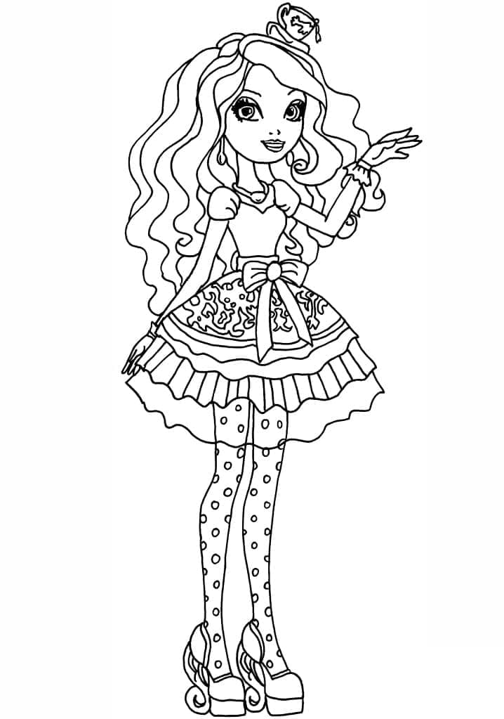 Madeline Hatter elokuvassa Ever After High Värityskuva