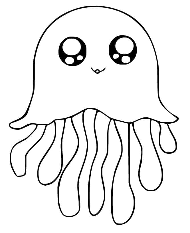 Meduusa coloring page