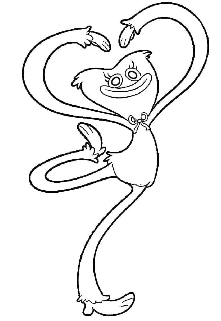 Kissy Missy coloring page