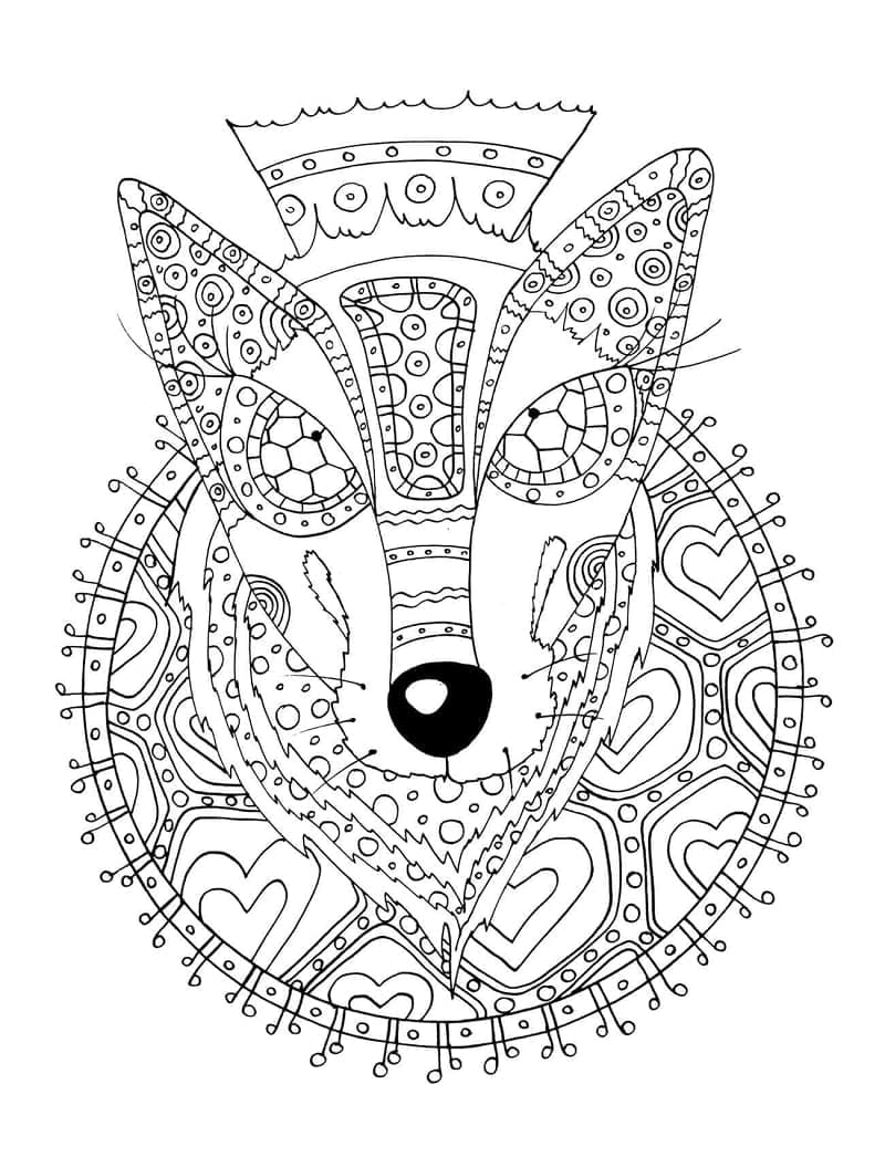 Susi Zentangle Värityskuva