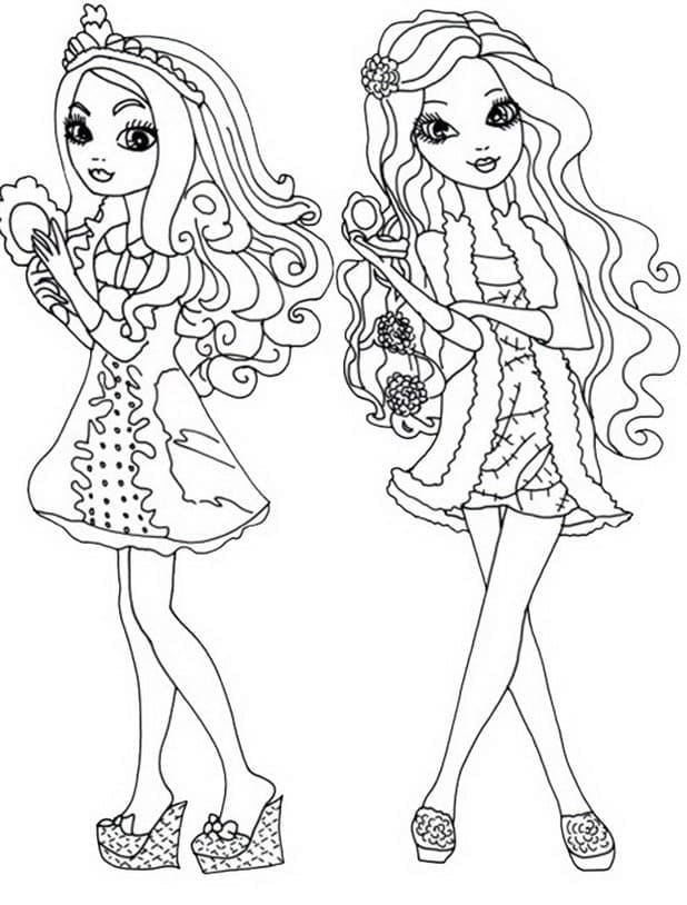 Tulostettava Ever After High Värityskuva