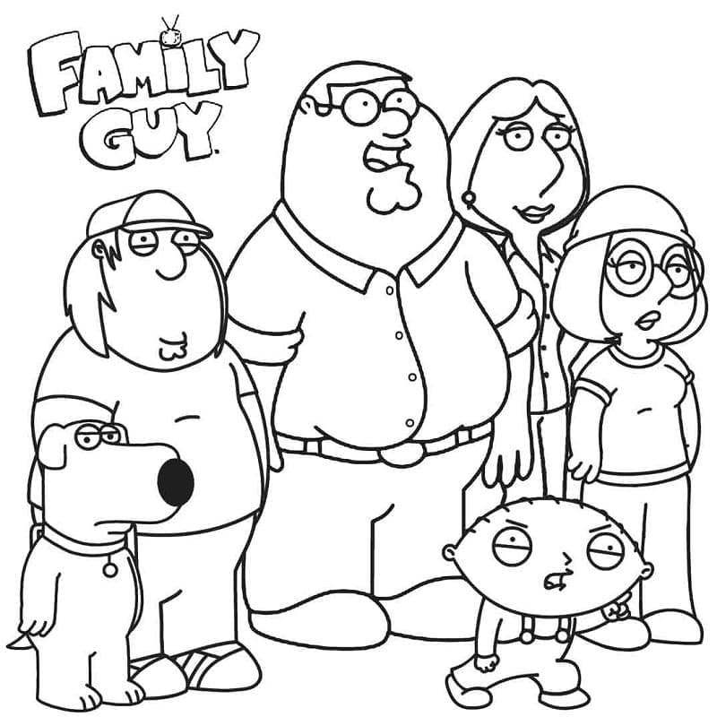 Family Guy coloring page