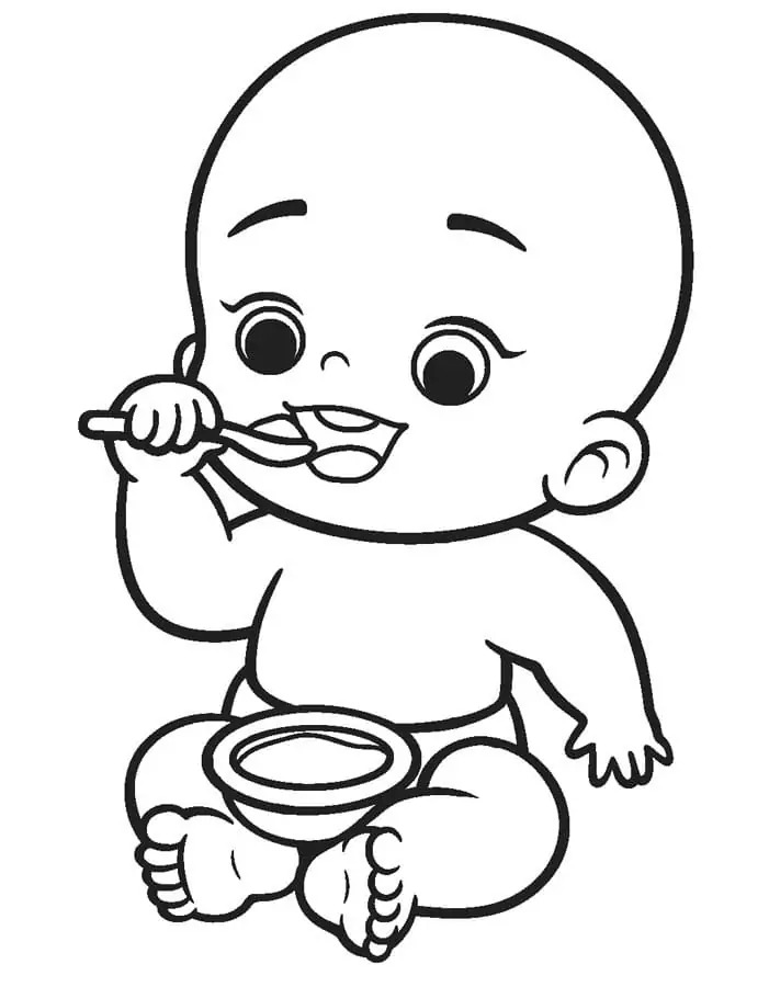 Vauva coloring page