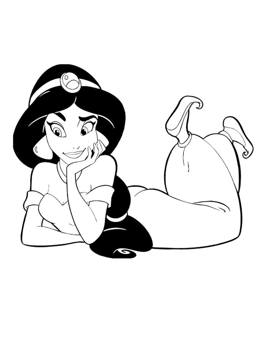 Disneyn prinsessa Jasmine Värityskuva