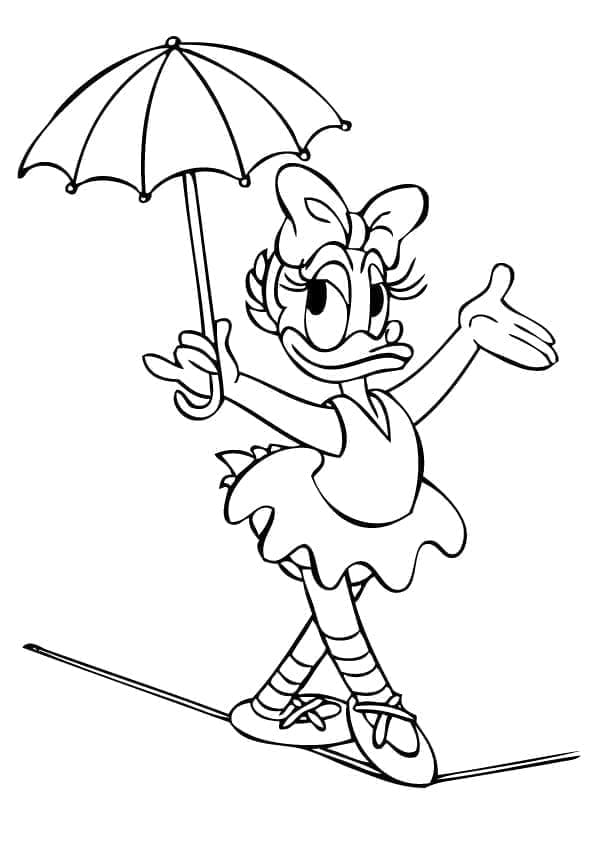 Iines Ankka coloring page