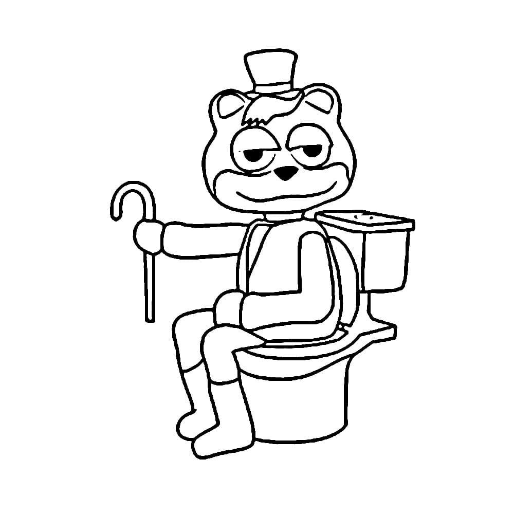 Sir Poops Poppy Playtimessa Värityskuva