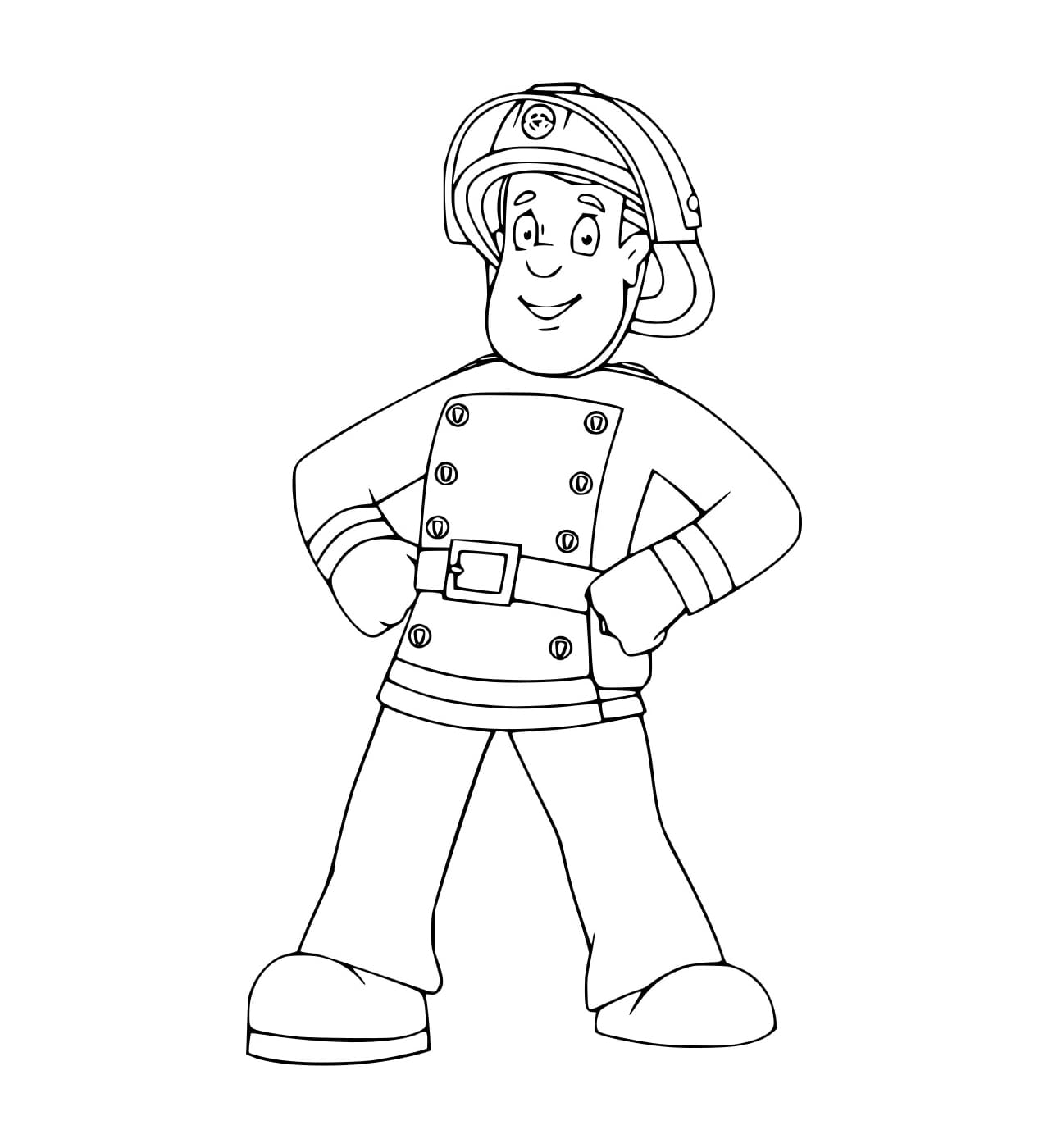 Palomies Sami coloring page