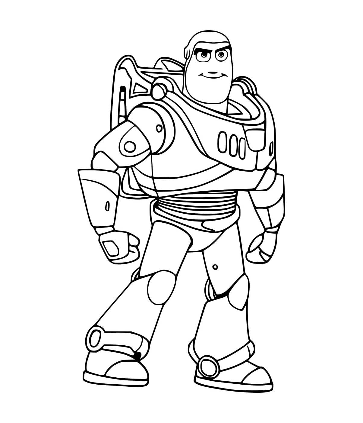 Buzz Lightyear coloring page