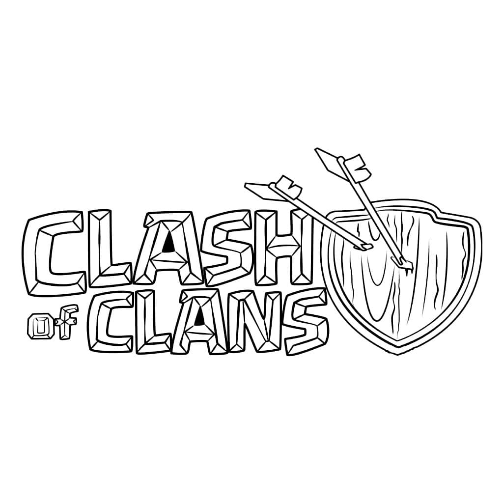 Clash of Clans coloring page