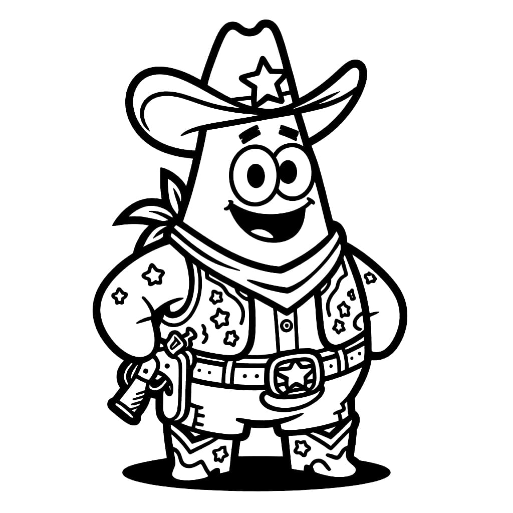 Patrick cowboy Värityskuva