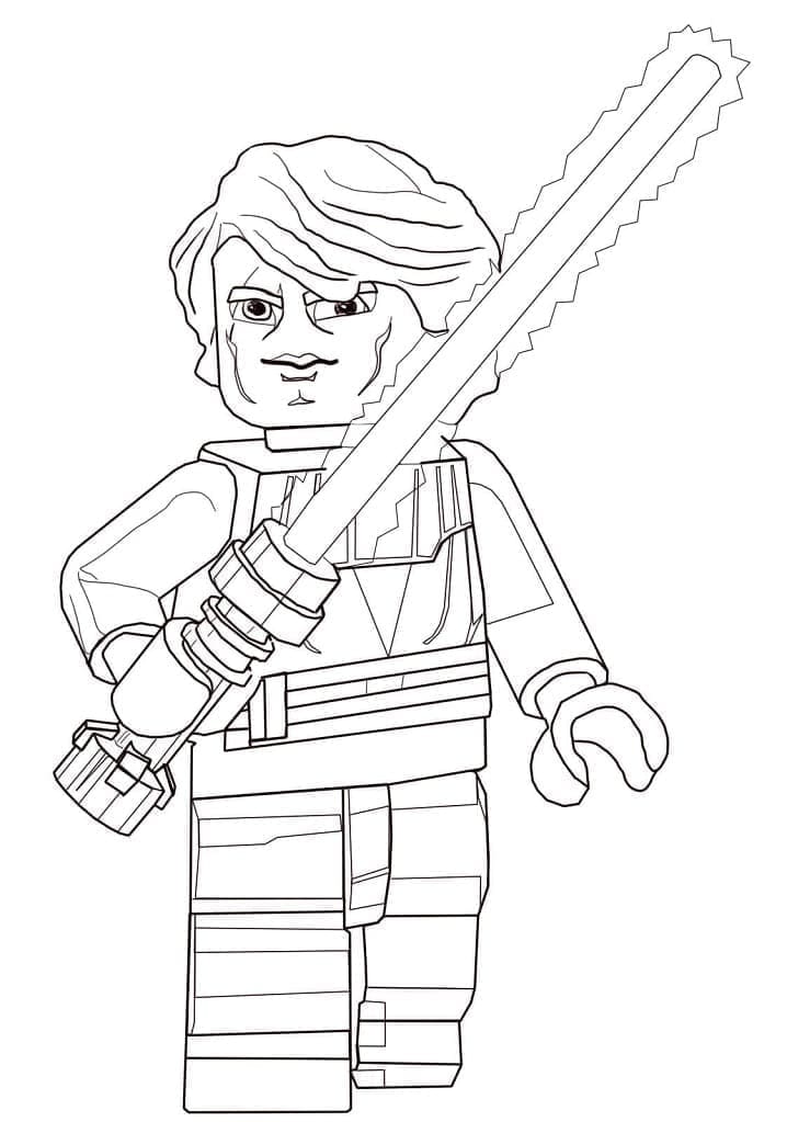 Lego Star Wars Anakin Skywalker Värityskuva