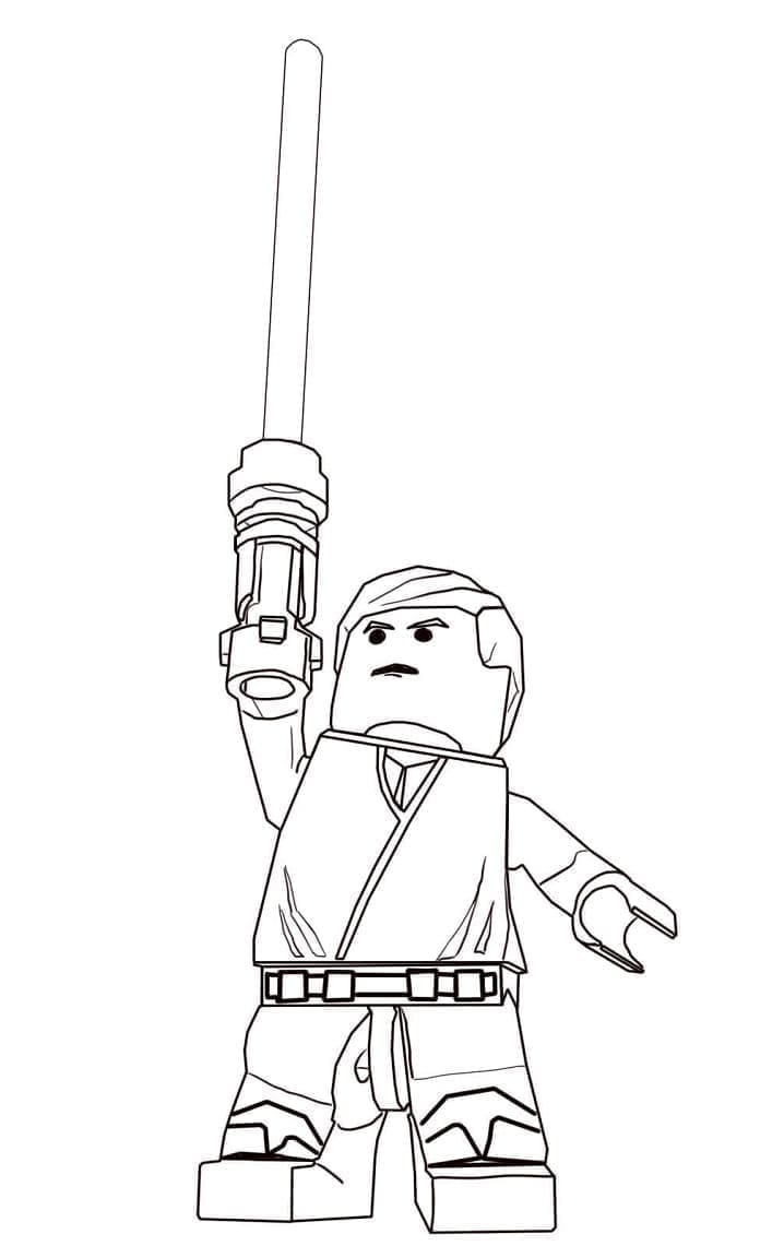 Lego Star Wars Luke Skywalker Värityskuva