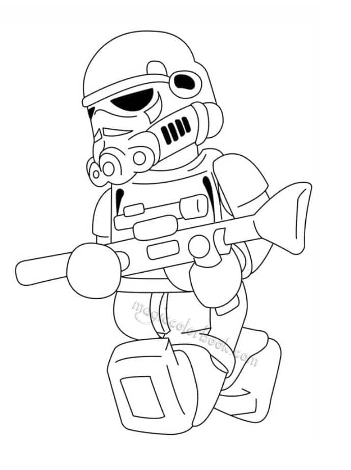 Lego Star Wars coloring page