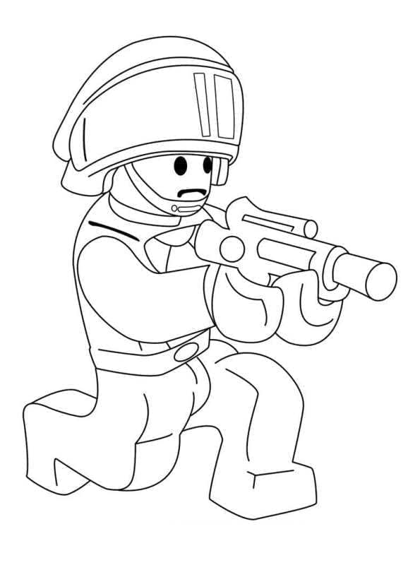 Soldier Lego Star Warsista Värityskuva