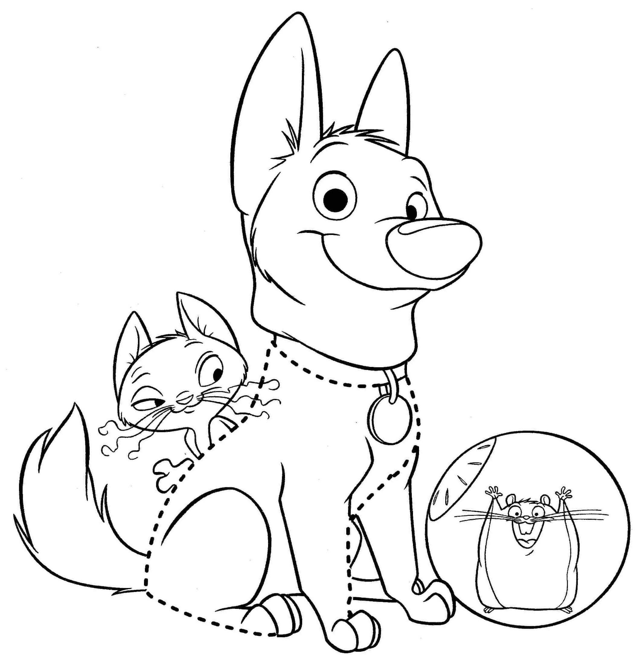 Bolt coloring page