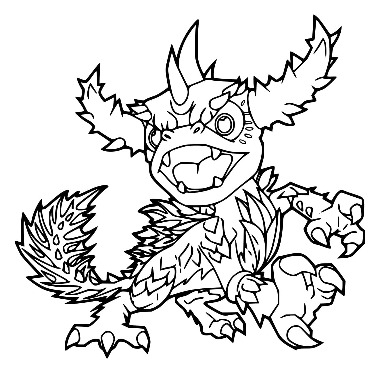 Skylanders coloring page