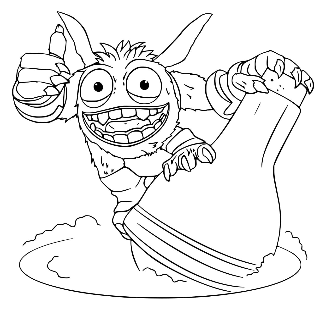 Pop Fizz Gremlin Skylander Värityskuva